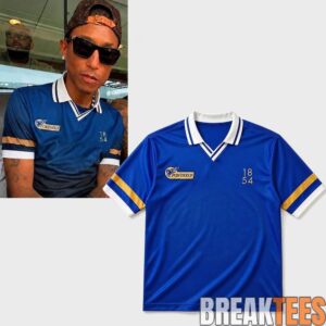 Pharrell Williams 2026 World Cup Pont Neuf 1854 Flower Polo Shirt