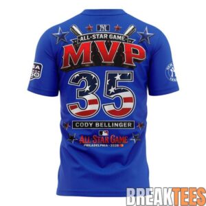 Philadelphia 2026 All-Star Game Cody Bellinger MVP Ring The Bell Baseball Shirt 2