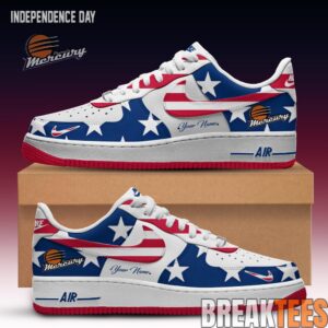 Phoenix Mercury x Independence Day Air Force 1 Custom For Fans