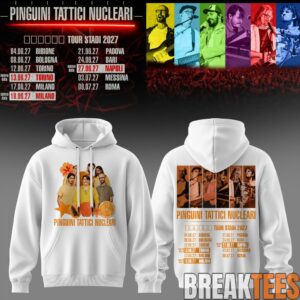 Pinguini Tattici Nucleari Tour Stadi 2027 Hoodie 1