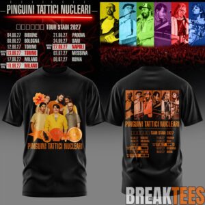 Pinguini Tattici Nucleari Tour Stadi 2027 Shirt 1