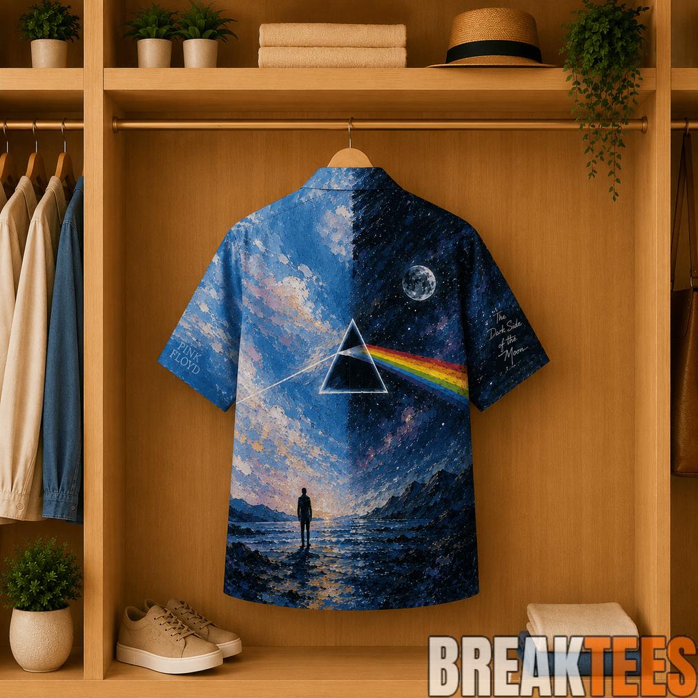 Pink Floyd The Dark Side of the Moon Hawaiian Shirt Pink Floyd The Dark Side of the Moon Hawaiian Shirt