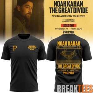 Pittsburgh Pirates x Noah Kahan Dark Gray 2026 Shirt