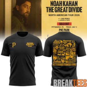 Pittsburgh Pirates x Noah Kahan Dark Gray 2026 Shirt 1