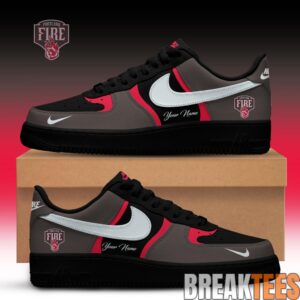 Portland Fire x Back 2 Black Edition Air Force 1 Custom For Fans