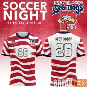 Portland Sea Dogs x Team USA World Cup 2026 Jersey