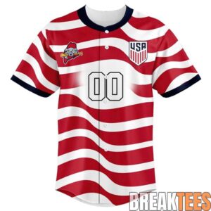 Portland Sea Dogs x Team USA World Cup Soccer Night Baseball Jersey 1