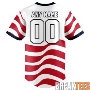 Portland Sea Dogs x Team USA World Cup Soccer Night Baseball Jersey 2
