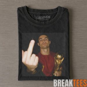 Portuguese Ronaldo Middle Finger Tee