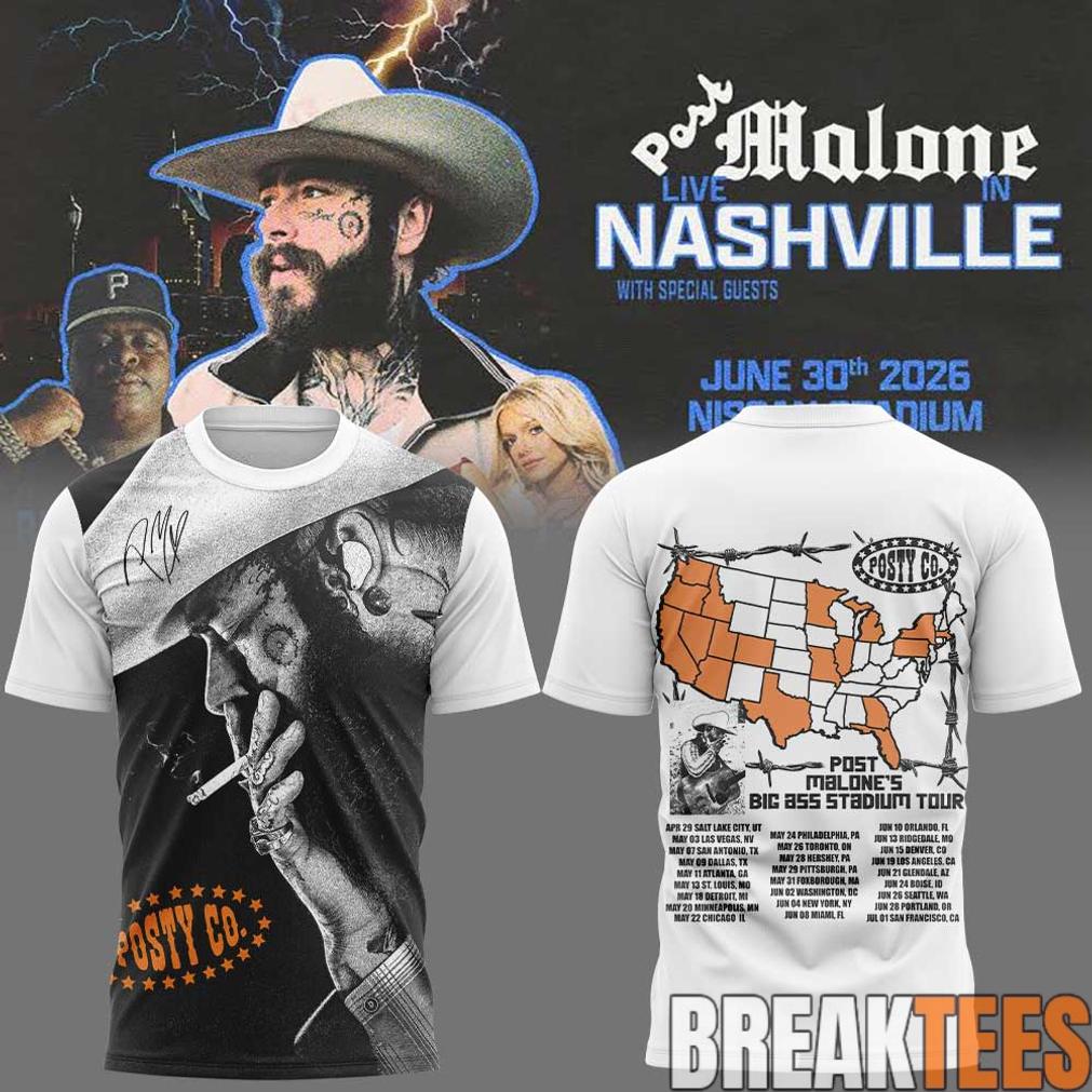 Post Malone Big Ass Stadium Tour 2026 With BigXthaPlug And Carter Faith Shirt Post Malone Big Ass Stadium Tour 2026 With BigXthaPlug And Carter Faith Shirt