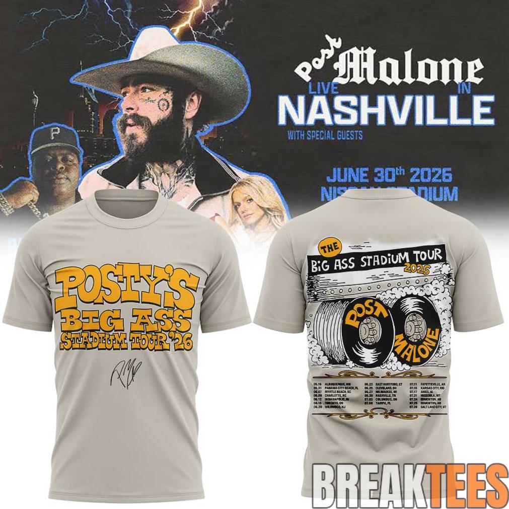 Post Malone Big Ass Stadium Tour 2026 With BigXthaPlug And Carter Faith Shirt Post Malone Big Ass Stadium Tour 2026 With BigXthaPlug And Carter Faith Shirt