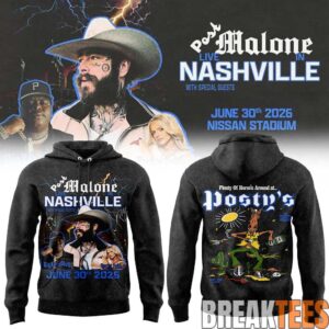 Post Malone Big Ass Stadium Tour 2026 With BigXthaPlug And Carter Faith Hoodie 4