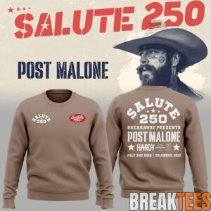 Post Malone Salute 250 Columbus, OH Sweatshirt