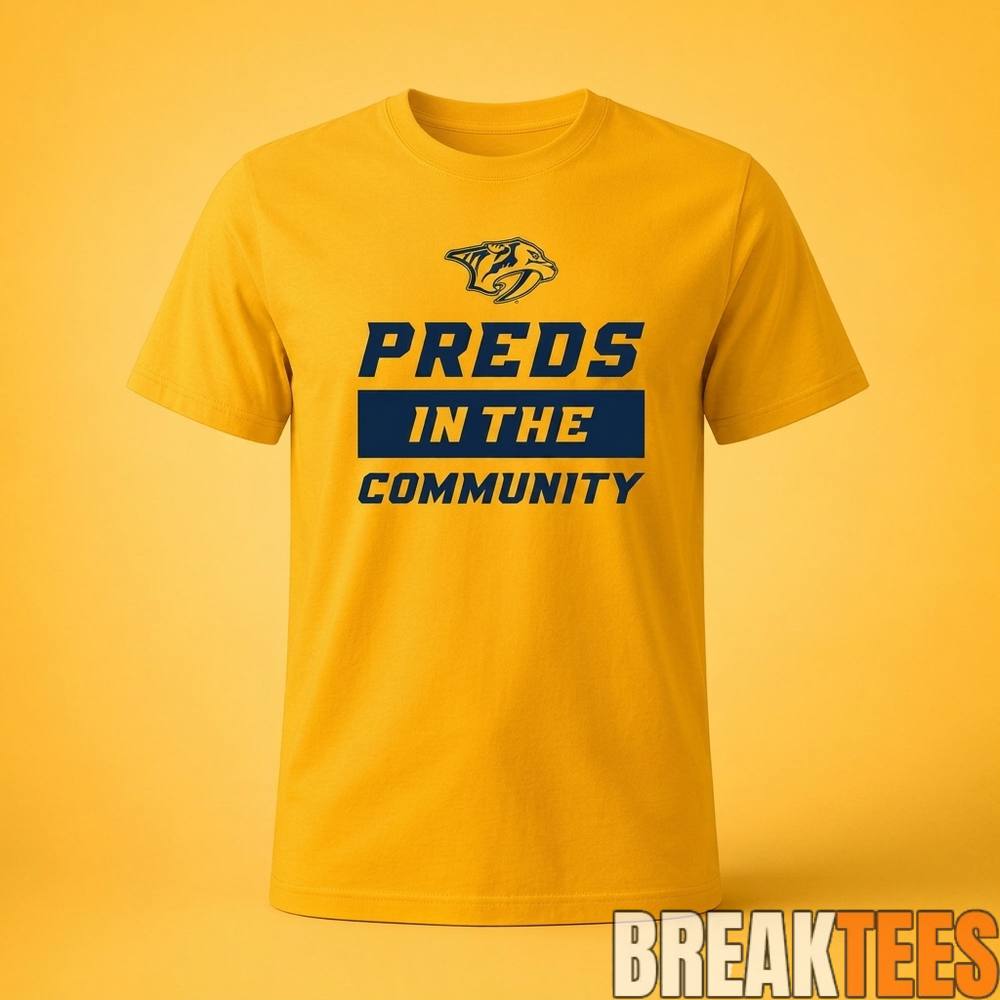 Preds In The Community Shirt Preds In The Community Shirt