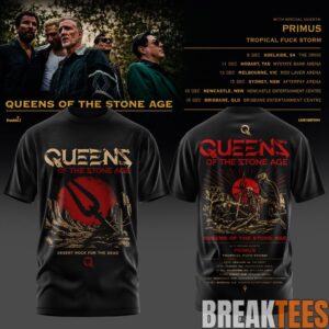 Queens of The Stone Age Australia Tour 2026 Shirt 3