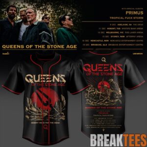 Queens of The Stone Age Australia Tour 2026 Special Baseball Jersey