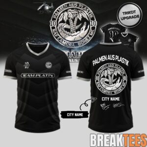 RAF Camora & Bonez MC “10 Jahre Palmen aus Plastik Tour” Signature Custom Football Jersey