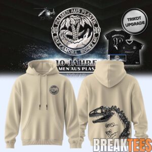 RAF Camora & Bonez MC “10 Jahre Palmen aus Plastik Tour” Signature Hoodie – Cream