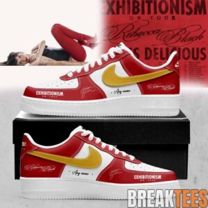 Rebecca Black EXHIBITIONISM ON TOUR 2026 Signature Custom Air Force 1 Shoes 1 Rebecca Black EXHIBITIONISM ON TOUR 2026 Signature Custom Air Force 1 Shoes 2 gj0X6.jpg
