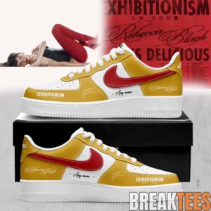 Rebecca Black EXHIBITIONISM ON TOUR 2026 Signature Custom Air Force 1 Shoes 2 Rebecca Black EXHIBITIONISM ON TOUR 2026 Signature Custom Air Force 1 Shoes 3 hzZIT.jpg