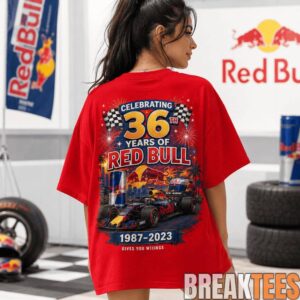 Red Bull 36 Years Celebration Limited Edition Shirt 2