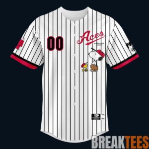 Reno Aces x 2026 Peanuts Night Baseball Jersey 1