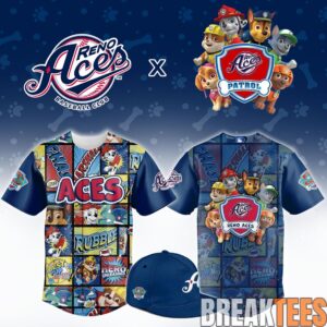 Reno Aces x Paw Patrol Night Limited Baseball Jersey