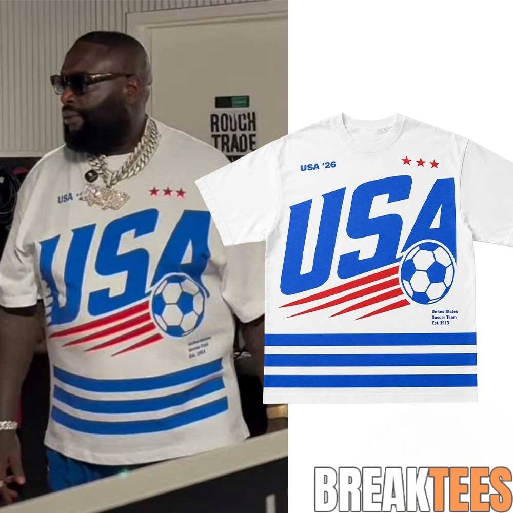 Rick Ross In NYC USA Soccer Shirt Rick Ross In NYC USA Soccer Shirt