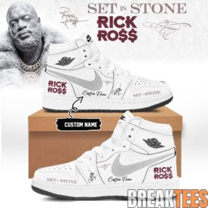 Rick Ross ”Set In Stone” Album Special AJ1 Shoes 7