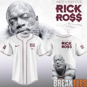 Rick Ross ”Set In Stone” Album Special Baseball Jersey