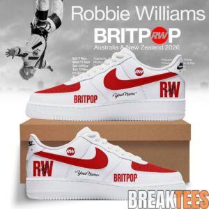 Robbie Williams BRITPOP AU-NZ Tour 2026 Air Force 1 Shoes 1
