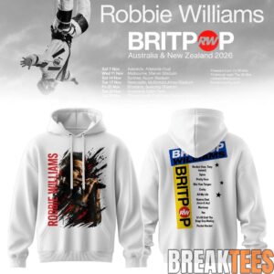 Robbie Williams BRITPOP AU-NZ Tour 2026 Hoodie 1