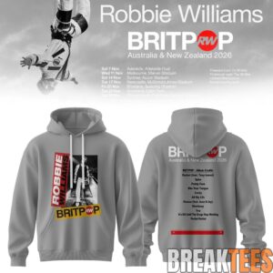 Robbie Williams BRITPOP AU-NZ Tour 2026 Hoodie 2