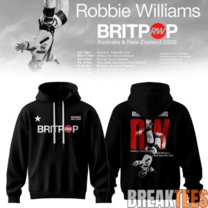 Robbie Williams BRITPOP AU-NZ Tour 2026 Hoodie 4