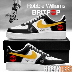 Robbie Williams – BRITPOP World Tour 2026 Signature Custom AF1 Shoes 2