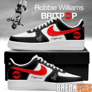 Robbie Williams – BRITPOP World Tour 2026 Signature Custom AF1 Shoes 3