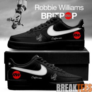 Robbie Williams – BRITPOP World Tour 2026 Signature Custom AF1 Shoes 4