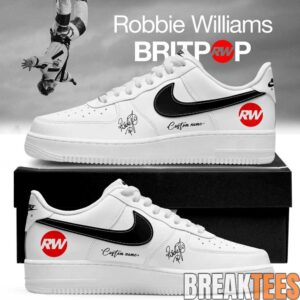 Robbie Williams – BRITPOP World Tour 2026 Signature Custom AF1 Shoes 6