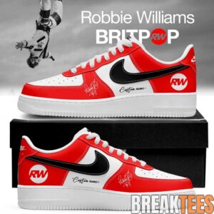 Robbie Williams – BRITPOP World Tour 2026 Signature Custom AF1 Shoes 8