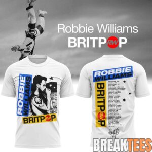 Robbie Williams – BRITPOP World Tour 2026 Signature Special Shirt 4