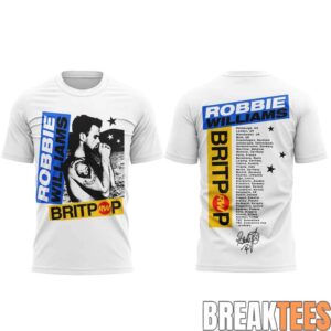 Robbie Williams – BRITPOP World Tour 2026 Signature Special Shirt 5
