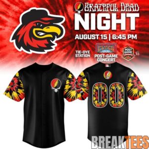 Rochester Red Wings 2026 Grateful Dead Night Special Baseball Jersey
