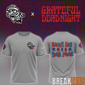 Rocket City Trash Pandas Grateful Dead Night Grey Shirt