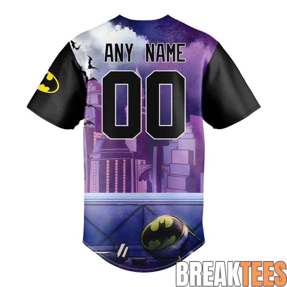 Rocket City Trash Pandas x Batman Superhero Night 2026 Special Baseball Jersey Rocket City Trash Pandas x Batman Superhero Night 2026 Special Baseball Jersey