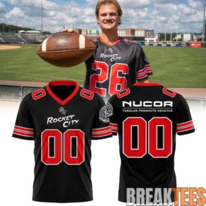 Rocket City Trash Pandas x Nucor Tubular-Decatur 2026 Football Jersey