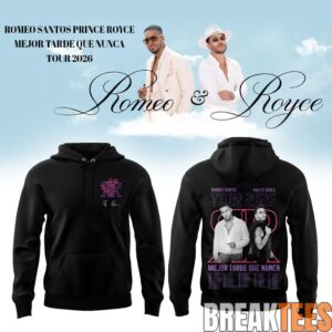 Romeo Santos & Prince Royce Mejor Tarde Que Nunca Tour 2026 Hoodie 1 Romeo Santos & Prince Royce Mejor Tarde Que Nunca Tour 2026 Hoodie 1