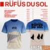 Rufus Du Sol 2026 Tour White Edition T-Shirt