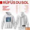 Rufus Du Sol 2026 Tour White Edition Hoodie