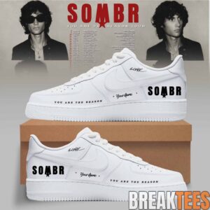 SOMBR You Are The Reason Tour White Custom Edition AF1 Shoes
