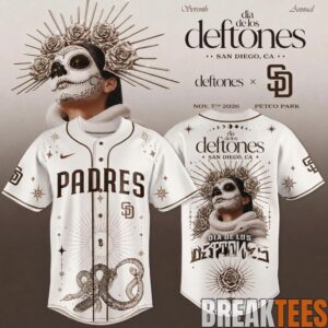 San Diego Padres x Dia De Los Deftones Baseball Jersey 3